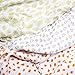 Swaddle Blanket Muslin Organic Bamboo for Baby, Set of 3 Swaddles for Boy and Girl, Soft Swaddling Receiving Sleep Blankets, Unisex Infant Toddler Gender Neutral Gift with Green (Multi)