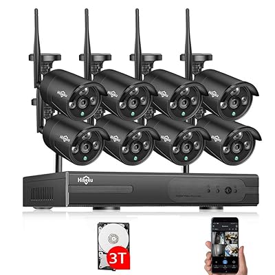 HisEEu Wireless Security Camera System 8CH 1080P Ethiopia Ubuy