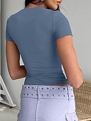 Abardsion Women's Casual Basic Going Out Crop Tops