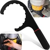 sixcow 61060 Diesel Fuel Filter Wrench for Paccar, Oil Filter Removal Tool, Metal Filter Water Separator for Kenworth, Peterbilt &amp; Cummins Diesels, 4.6 inch