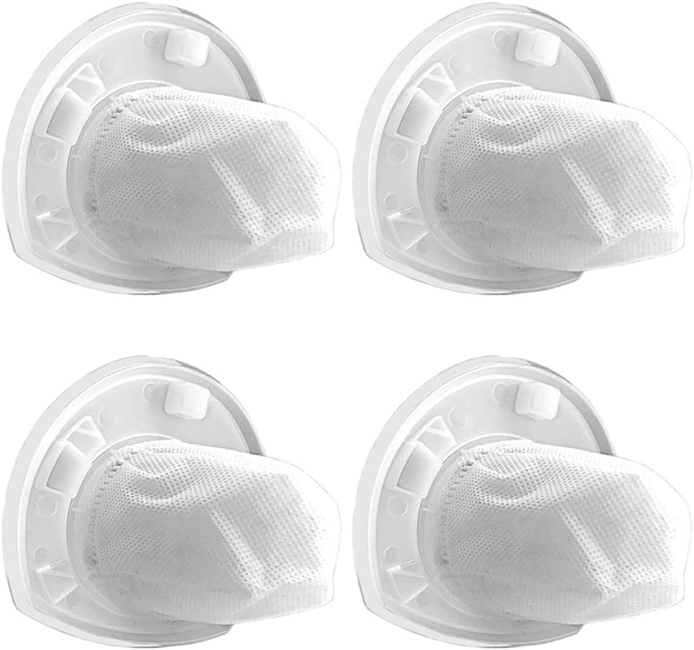 WonderFour 4 Pack Replacement Filter for Black & Decker Power Tools VF110 Dust Buster Filter, Compatible with CHV1410L, CHV1510, CHV9610, CHV1210, CHV1410, CHV1410B Hand Vacuum.