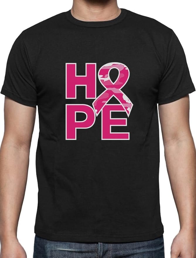 Camo Pink Ribbon Hope Breast Cancer Awareness TShirt Amazon.co.uk