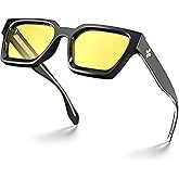 VISOONE Gamer Glasses Professional Blue Light Filter with Anti-Fatigue and Anti-Glare for Men and Women RIVER