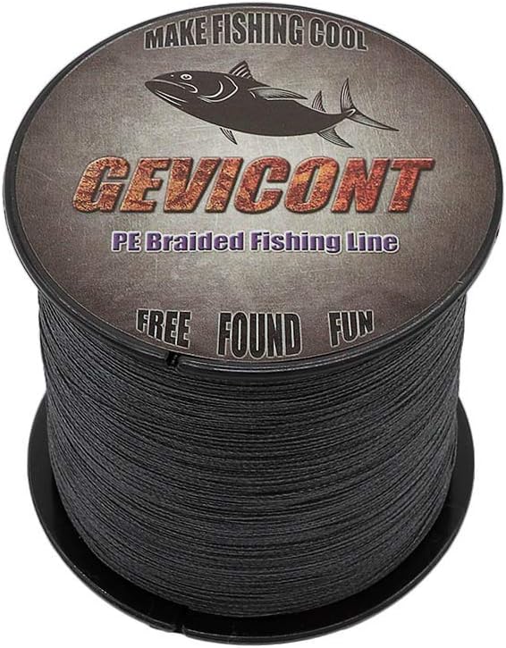 GEVICONT 100m-109yds PE Braided Fishing Line 4 Strands Cord 10lbs-100lbs Wire Multifilament PE Line for Carp Fishing