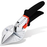 LeafLux Miter Shears for Wood Trim, Adjustable 45&deg;-135&deg; Multi-Angle Handheld Tool, Multifunctional Trunking, Moulding Shears, Perfect for Mitre Cutting, Quarter Round, No Replacement Blade | LFXP3101S