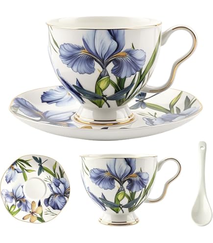 Amazon.com | Aynsley Pembroke Teacup(s) & Saucer(S): Drinkware