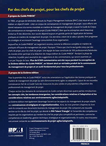 A Guide to the Project Management Body of Knowledge (PMBOK® Guide)–Sixth Edition (FRENCH) (French Edition)