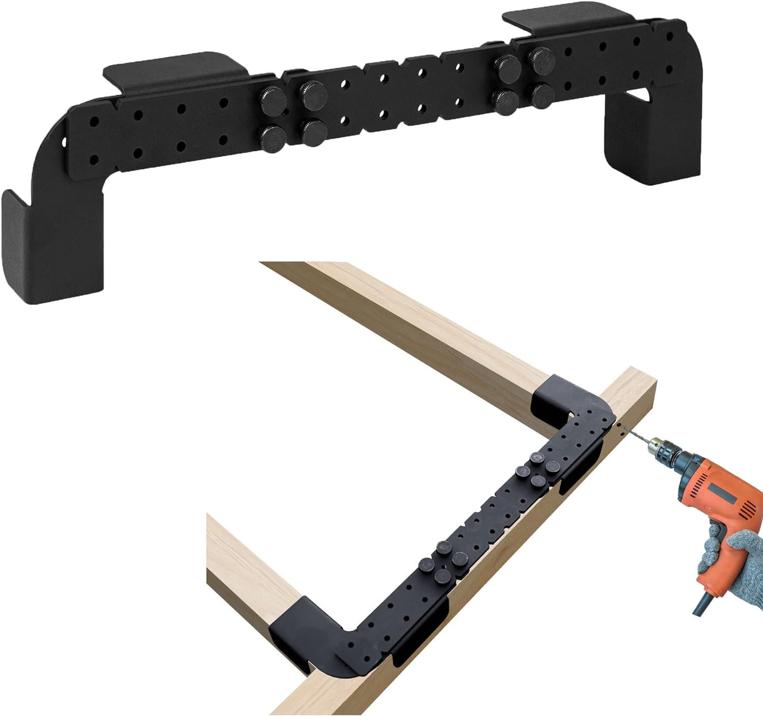 VANROUG 13 in 1 Framing Tool, 12-24 Inch Adjustable Stud Layout Tool for Home DIY Projects