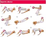 ZHIYE Mini Pilates Ball Yoga Exercise Core Fitness Bender 25cm Pink 80kg view 7
