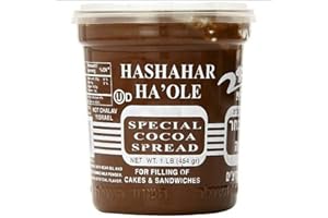 Galil Hashachar Spread | Chocolate Spread Nut-Free, Kosher Cocoa Spread – Made in Israel, Kosher Dairy | 16 oz