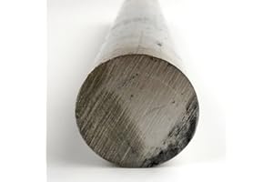 ONLINE METALS 416 Stainless Steel Round Bar, Unpolished (Mill) Finish, Cold Finish, Annealed, ASTM A582, AMS 5610, 1.5" Diameter, 12" Length, OnlineMetals