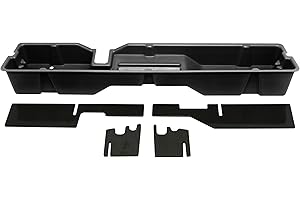 DU HA DU-HA Under Seat Storage fits 2004-2008 Ford F150 SuperCab & SuperCrew | Black Heavy-Duty Back Seat Organizer, Includes 2-Piece Dividers | 20004