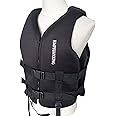 Lifejacekts for Adults, Adult Kayak Vest High Buoyancy Swim Vest Women's Men's Adjustable Straps Safety Jacket Great for Watersports, Boating, Swim, & More