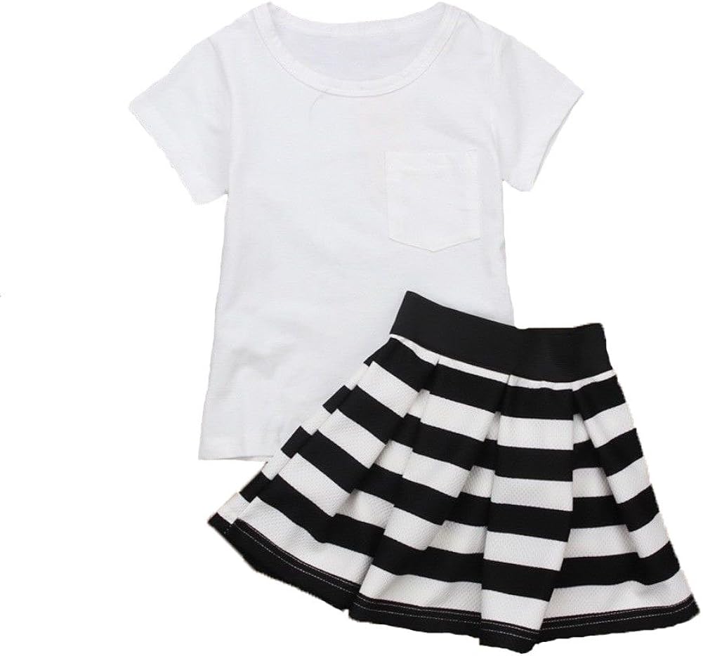 white shirt black skirt outfit