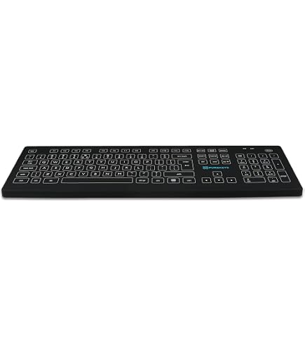 Clavier Médical Silicone Lavable Sans Fil Purekeys K103EN RF Azerty - Reconditionné Parfait état