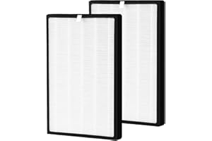 HOMFILBIT BKJ-33 Replacement Filter For COLZER BKJ-33, 3 IN 1, H13 True Hepa With High efficiency Activated Carbon and Pre Filter, 2 Pack
