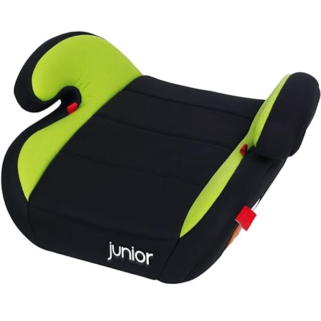 Auto Kinder Sitzeröhung Kindersitz (Für Kinder von 15 bis 36 Kg) Gruppe 2/3 (SCHWARZ / GRÜN)