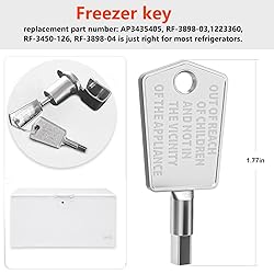 GYQ WR01X29917 Freezer Key Replacement GE
