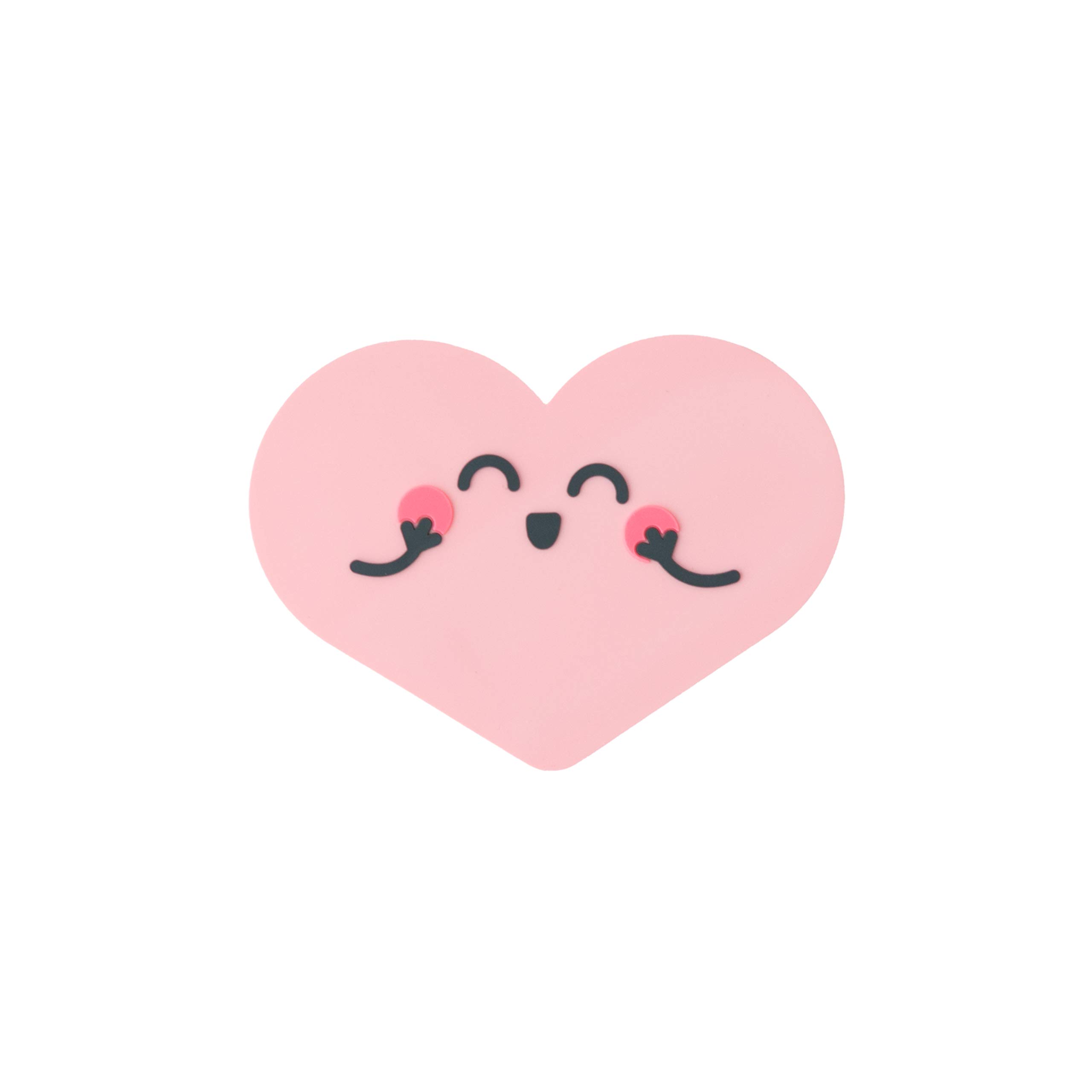 Mr. Wonderful Wireless Bluetooth Speaker with heart shape with 3-4 hours of autonomy. Pink color