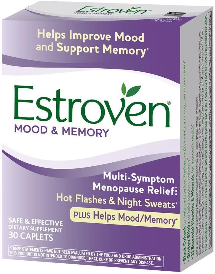 Estroven Mood & Memory Multi-Symptom Menopause Relief 30 caplets
