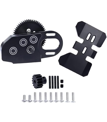 Boîte De Vitesses Overdrive En Aluminium Pour RC Crawler 1/10 - Transmission LCG Pour SCX10 III Et Capra