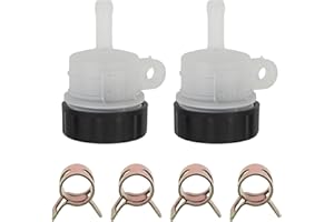 ABCERRSI Motorcycle Rear Brake Master Cylinder Tank Oil Cup Reservoir Fluid Bottle Pack of 2