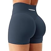 YEOREO Workout Shorts Womens Butt Lifting 4.5" Seamless Hidden Scrunch High Waist Gym Tummy Control Christiy Biker Shorts
