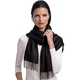 Ocomfly 100% Pashmina Scarf for Women - Premium Womens Scarves - Gift Boxed - Shawls or Wraps - Ultra Soft and Warm