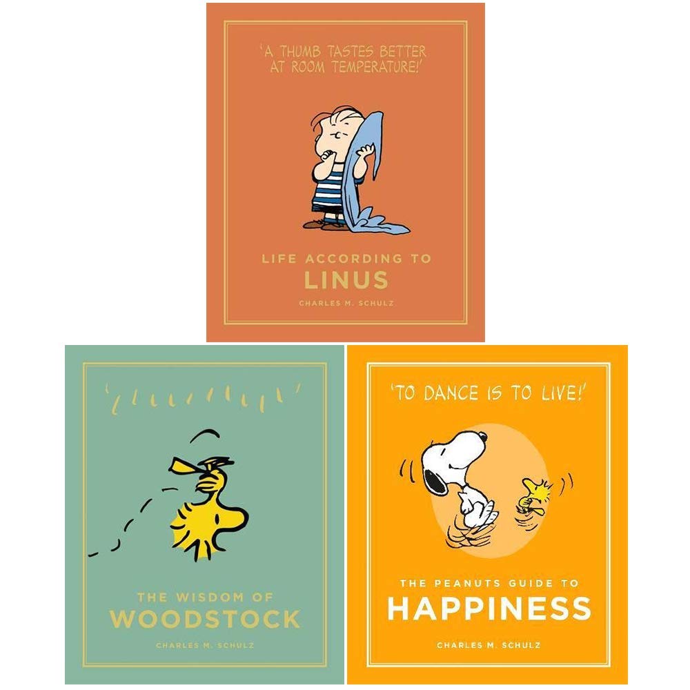 Peanuts Guide To Life Series 2 3 Books Collection Set Life According To Linus The Wisdom Of Woodstock The Peanuts Guide To Happiness Charles M Schulz Life According To Linus By Charles