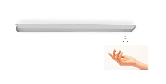Schwenkbare LED Küchen-Unterbauleuchte 80cm 18Watt mit Sensor Schalter Anbau-Wandleuchte Lampe Leuchte