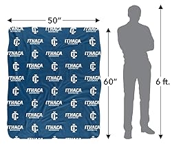 Ithaca College Bombers Logo Pattern Silky Touch