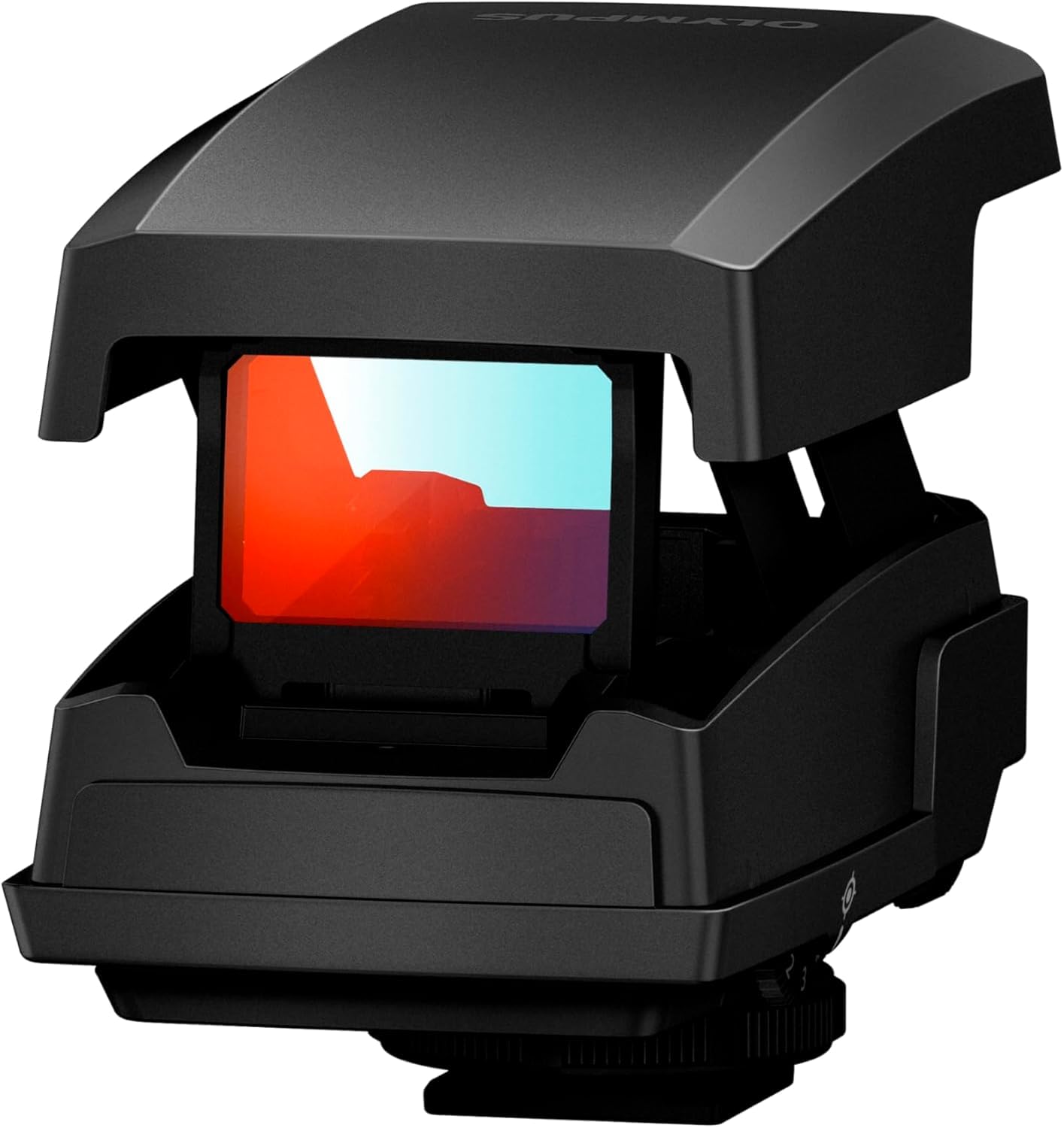 OM SYSTEM EE-1 dot sight with hot shoe mount – external aiming aid for precise super telephotography, ideal for birdwatching, wildlife, and sports photography, lightweight and robust