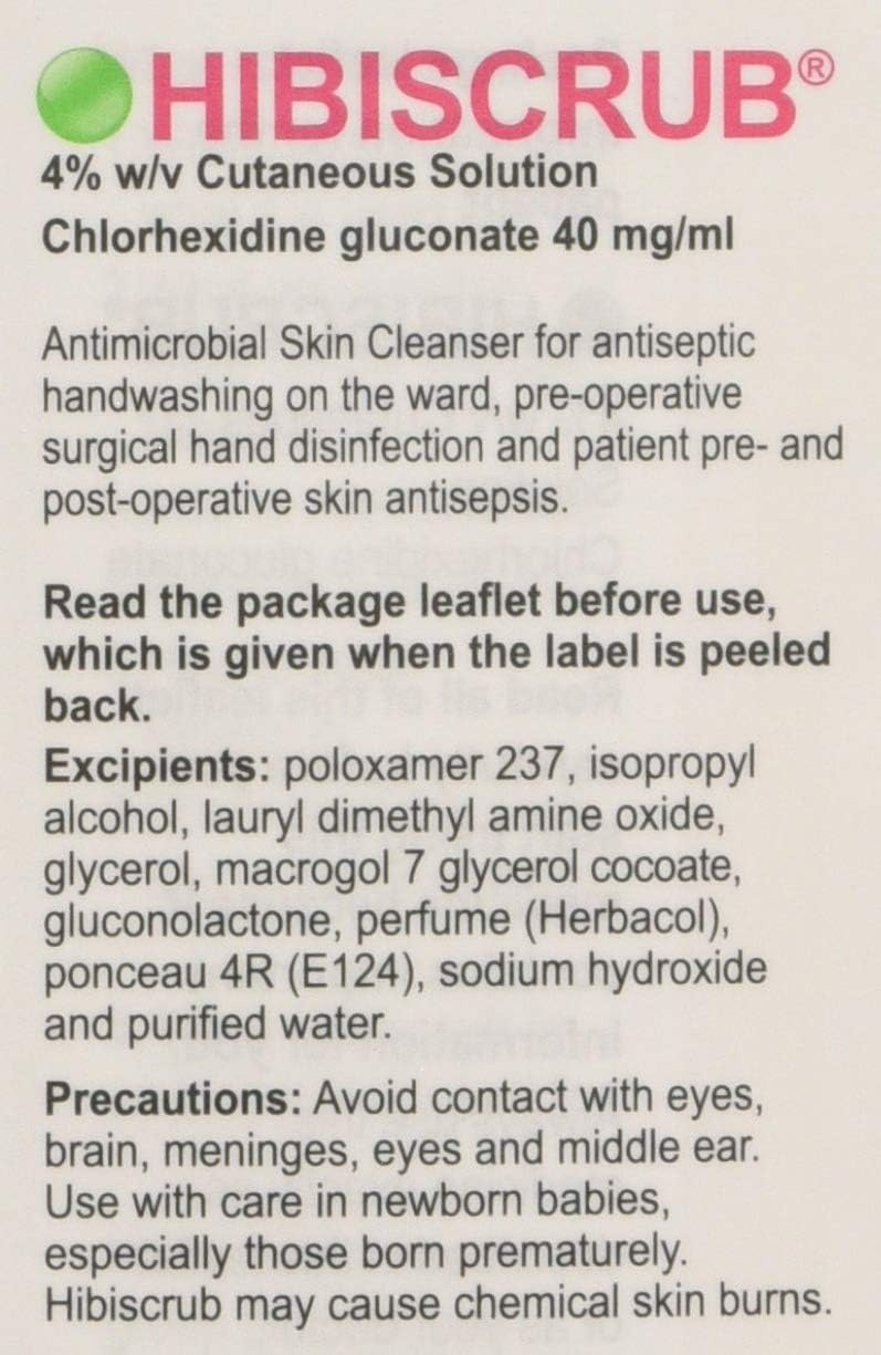 HiBiScrub Skin Wash 500ml Antimicrobial Skin Wash, 500 ml (Pack of 1) - Image 5