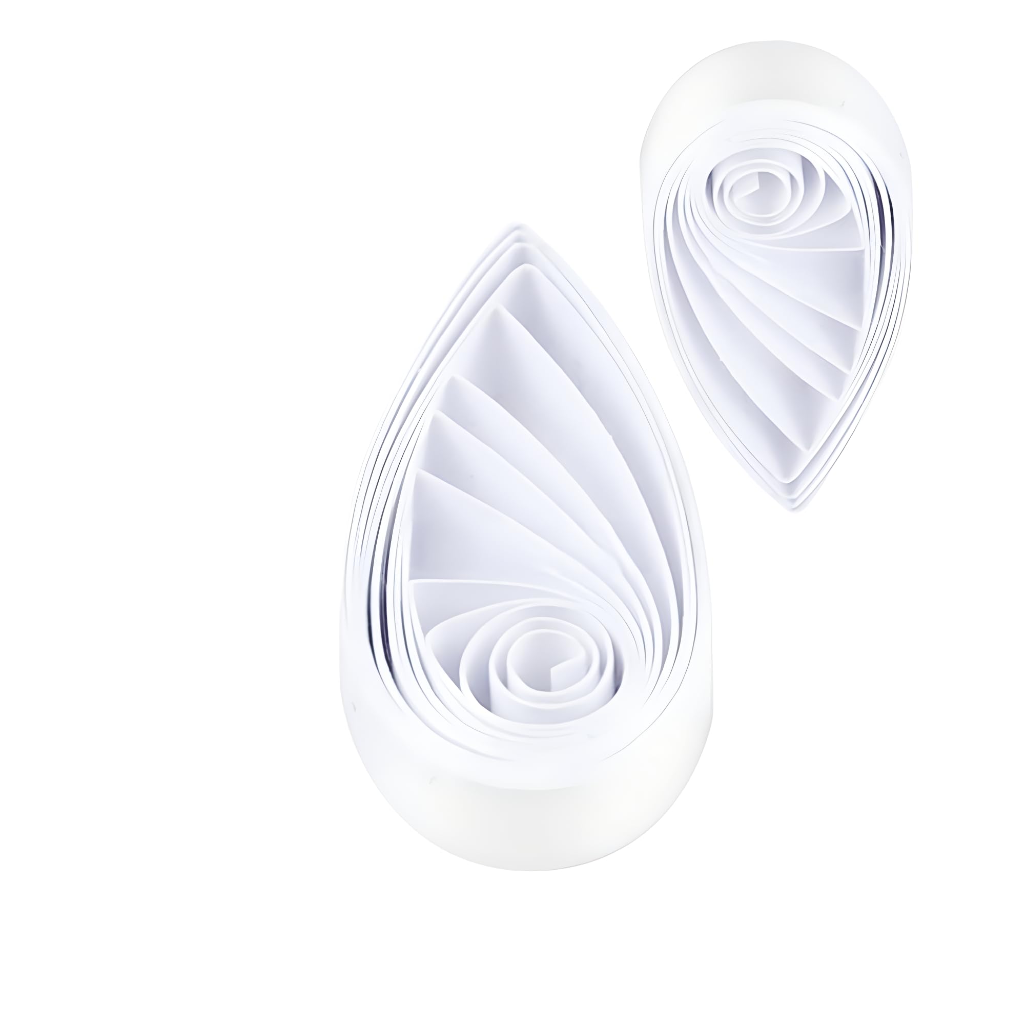 ODETOJOY 7mm White Quilling Paper - 120pcs 54cm 120gsm Set for Beginners - Easy to Use Craft Strips