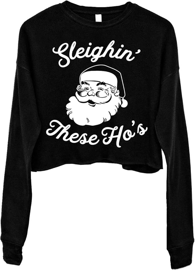 sleighin it christmas sweatshirt
