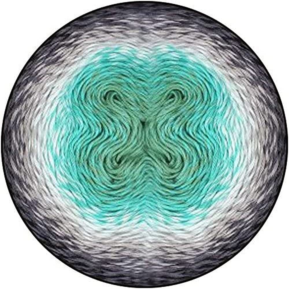 Scheepjes - Scheepjes Whirl 785 Minty Black Velvet Yarn - 1x1000m