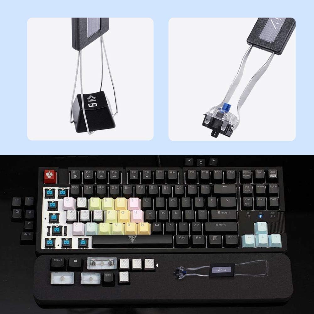 Keycap Puller Stainless Steel Key Keycap Removal Tool Keycaps Remover for Mechanical Keyboard for Removing Fixing Keyboard Tools: Computers & Accessories