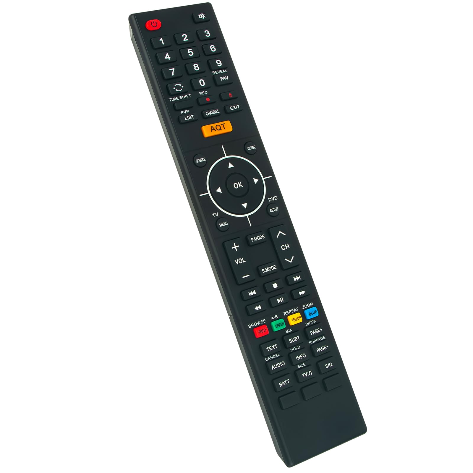 AULCMEET Replacement Remote Control Fit For Avtex TV L219DRS-PRO L199DR-PRO L270DRS L188DRS L218DRS L248DRS M249DRS-PRO L186DRS DRS Pro L236DRS M249DRS PRO