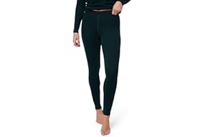 DANISH ENDURANCE Merino Wool Thermal Leggings Women, for the Extreme Cold, Warm Winter Ladies Thermal Leggings X-Large Dark G