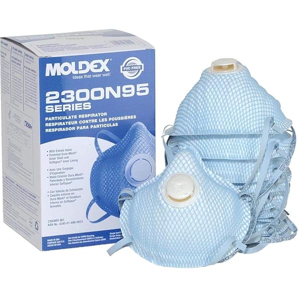 Amazon.com: Moldex 507-2300N95 Particulate Respirator with Exhale 