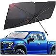 VAGURFO Car Windshield Sun Shade Umbrella,UV Protection,Car Windshield Sun Shade Umbrella to Keep Your Vehicle Cool,Car Accessories Foldable Sun Shield Shade (Large (55"x 31"))