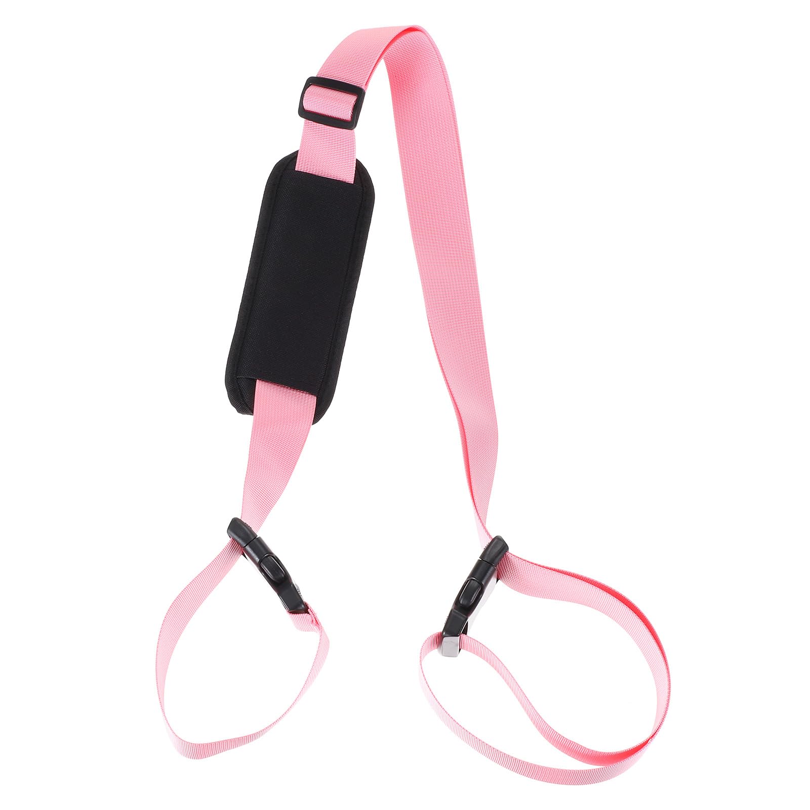 PATIKIL Carrying Beach Chair Straps, Adjustable Shoulder Straps for Folding Chairs, Pink