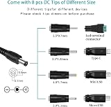Mareisa 5V DC Power Supply 3A 2A 1A Worldwide AC Adapter 5V 8 Tips view 4