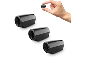 Elook Deer Warning Whistles Device for Car, Save Deer Whistle with Upgraded Acrylic Double-Sided Tape, Mini Size, 3 Pack (Patent Registered)