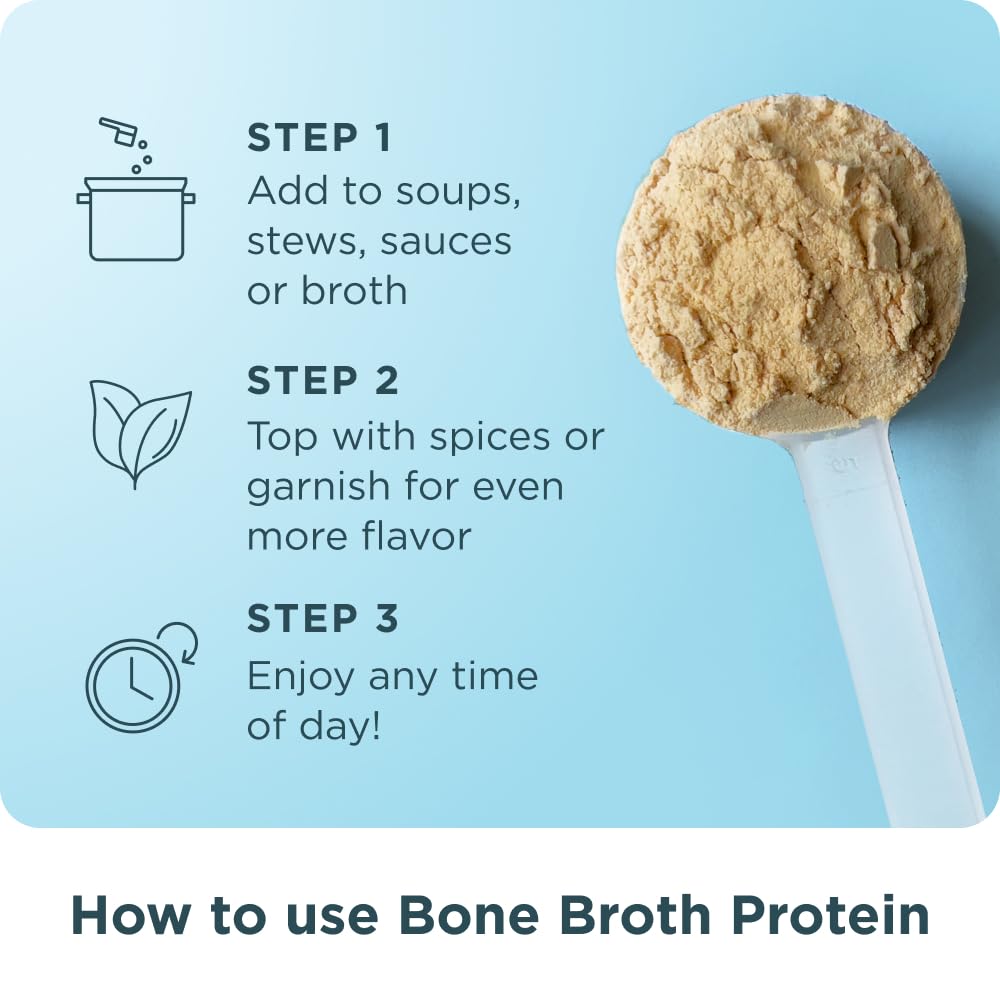 Ancient Nutrition Grass Fed & Cage Free Bone Broth Protein Powder, 20g Protein Per Serving, Hydrolyzed Collagen Peptides, Glucosamine, Chondroitin, Supports Joint & Gut Health, Pure, 20 Servings