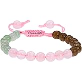 ANAYA AGATE Trauma Manifestation Bracelet, Rose Quartz Amazonite Yellow Jasper Bracelet Set for Men Women Healing Calming Anxiety Stress Relief Item Gifts Pulseras Para Hombres Mujer Stuffer