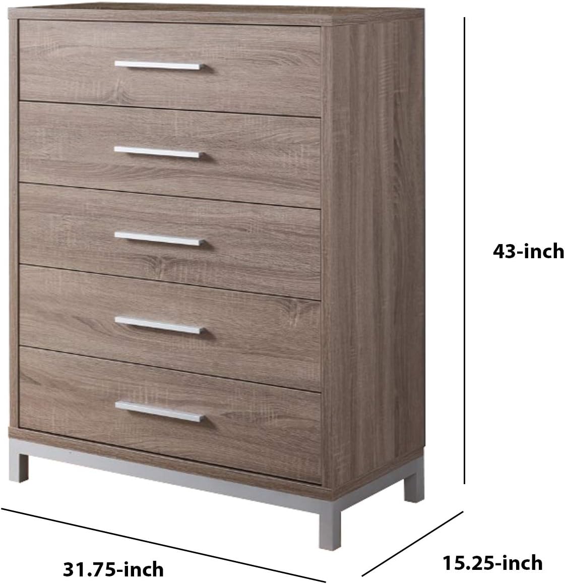 Amazon Com Benjara Benzara Wooden Chest With Metal Bar Handles