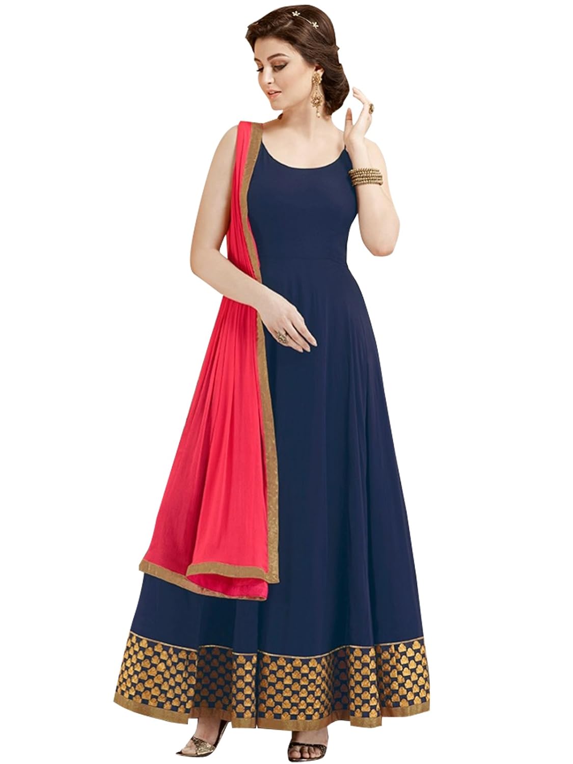 anarkali stitched suit
