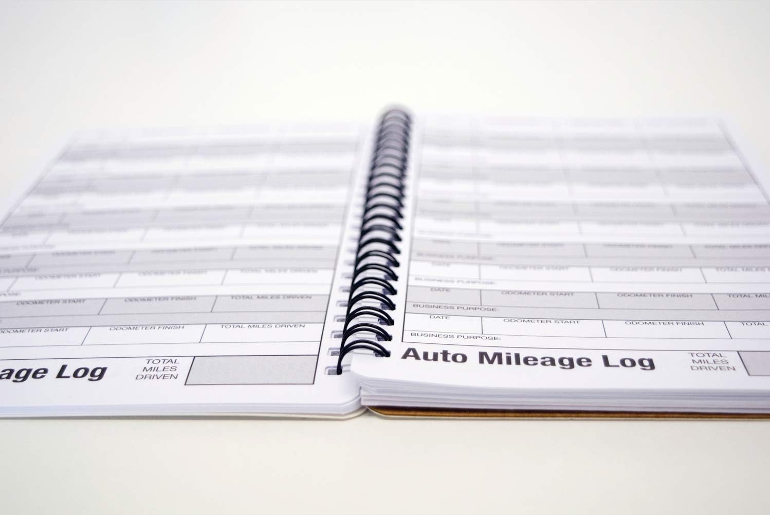 Portage Auto Mileage Log and Expense Notebook - Durable 5” x 8” Journal, Space for Over 400 Rides, Great for Tracking Mileage for Business Driving or Rideshare Apps : Office Products