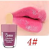 口紅 リップグロス リップスティック Joielmal 人気 厳選6色 うるおい 落ちない 保湿 滑る 長持ち 安い 赤 リップライナー リップティント 携帯便利 リップ 魅力 優れる発色 アイスクリーム口紅 魅惑的 可愛い 韓国風 ルージュ リップバーム 人気ランキング プロ用/初心者 日常/コスプレ 口紅 筆 パーティメイク ハロウィンメイク ポイントメイク マルチプルカラー コスメ クリスマス プレゼント 贈り物 (D)